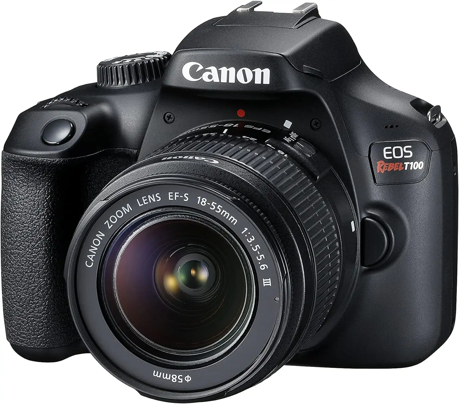 Canon EOS Rebel T100 DSLR Camera with EF-S 18-55mm f3.5-5.6 III Lens - 81sxhyvmks._ac_sl1500_
